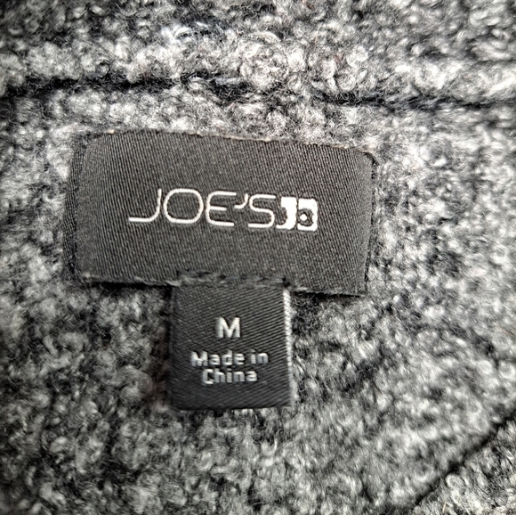 COPY - Joe's Salt & Pepper Wool Blend Crew Neck Sweater. Size M - Picture 4 of 4